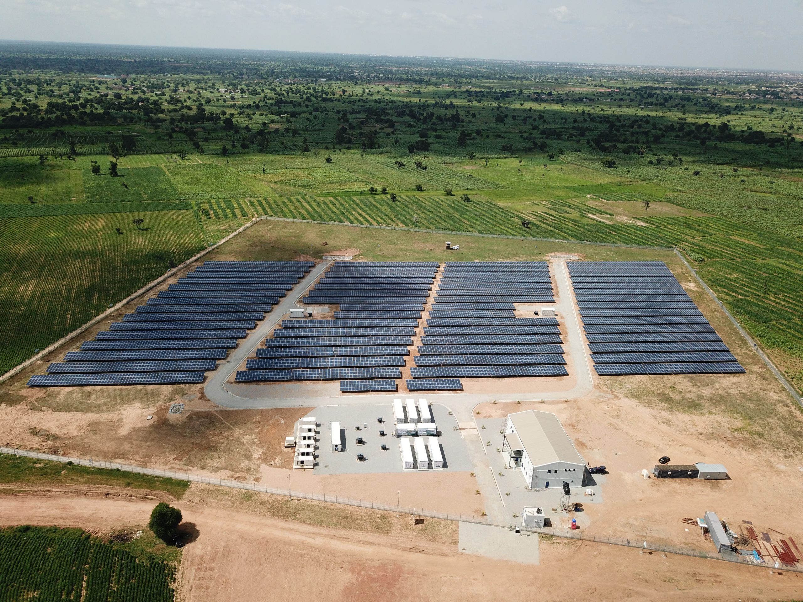 ABTU PV panels Arial view