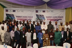 Participants pose for a group photo at the 'Energy-Agric Nexus for Rural Economic Development' held on the 26th & 27th November 2019