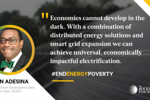 Social Cards: Global Commission to End Energy Poverty (GCEEP)