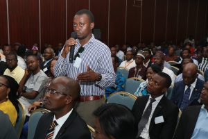 Participant asking questions during the Odyssey platform training