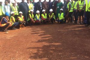 H.E HMPWH, Babatunde Raji Fashola (SAN) visited the Federal University Ndufu-Alike Ikwo project site under the EEP