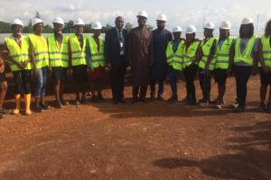 H.E HMPWH, Babatunde Raji Fashola (SAN) visited the Federal University Ndufu-Alike Ikwo project site under the EEP