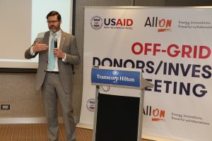 MD/CEO of REA Participates at the Off-grid Investors/ Donors Coordination Meeting