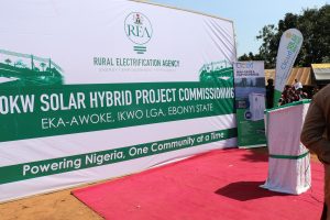 Commissioning of 100KW Solar Hybrid Mini Grid in Eka Awoke Ikwo LGA Ebonyi State