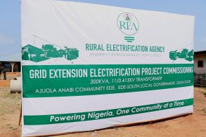 Grid Extension Electrification Project Commissioning, 300kVA, 11/0.415kV Transformer, Ajijola Anabi Community – Osun